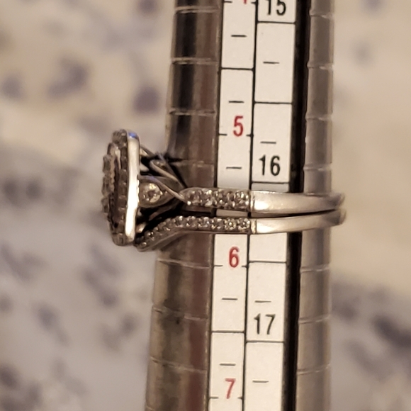 10k wg diamond wedding set - Picture 11 of 13